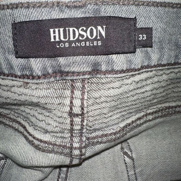 NWT Hudson Blinder Biker V2 Splatter Paint Skinny Jeans - Picture 7 of 9